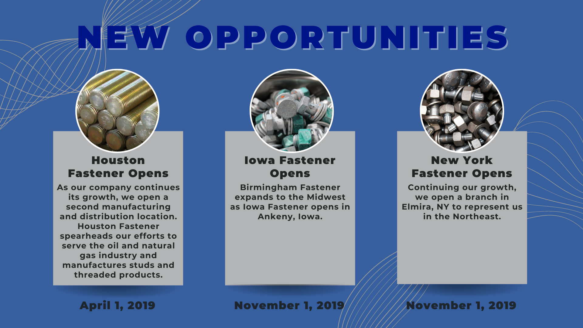 Houston, Iowa & New York